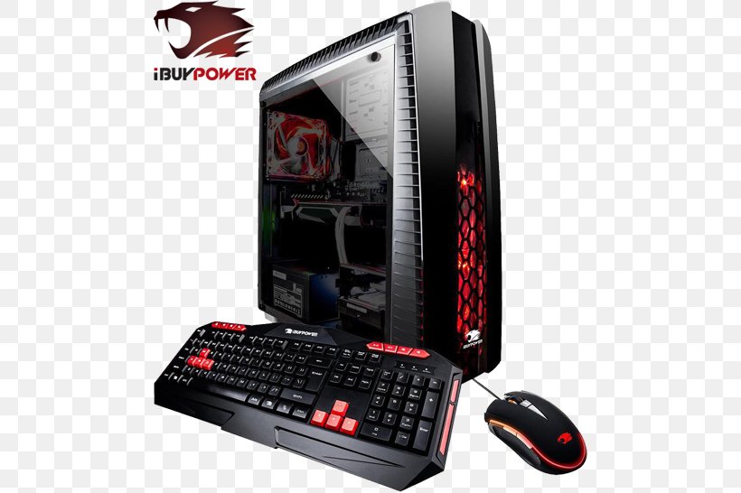 Gaming Computer Solid-state Drive IBUYPOWER Desktop Intel Core I7 7700 16GB Memory Nvidia GeForce GTX 1060 Desktop Computers, PNG, 480x546px, Gaming Computer, Computer Accessory, Computer Case, Computer Component, Computer Cooling Download Free