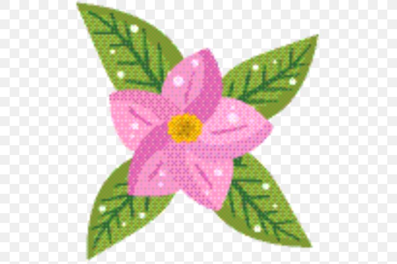 Pink Flower Cartoon, PNG, 519x545px, Petal, Floral Design, Flower, Herbaceous Plant, Impatiens Download Free