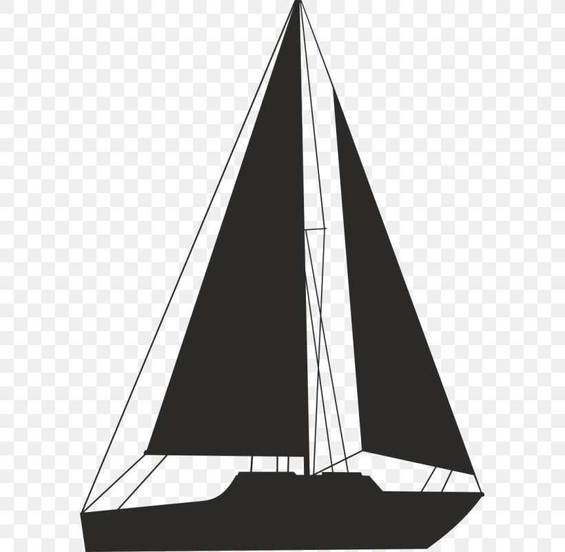 Sailing Yawl Scow Sailboat, PNG, 800x800px, Sail, Black And White, Boat, Brigantine, Caravel Download Free