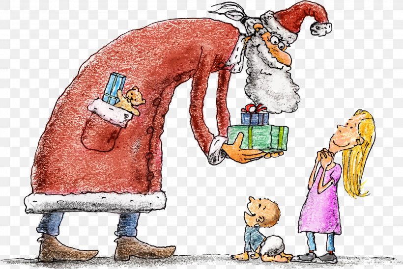 Santa Claus Christmas, PNG, 2314x1547px, Santa Claus, Art, Cartoon, Child, Christmas Download Free