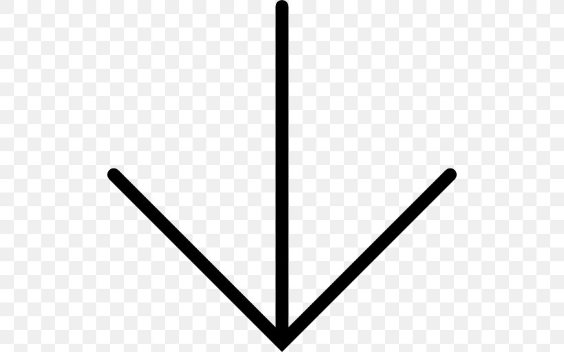 Arrow, PNG, 512x512px, Symbol, Black And White, Technology, Triangle, Upload Download Free