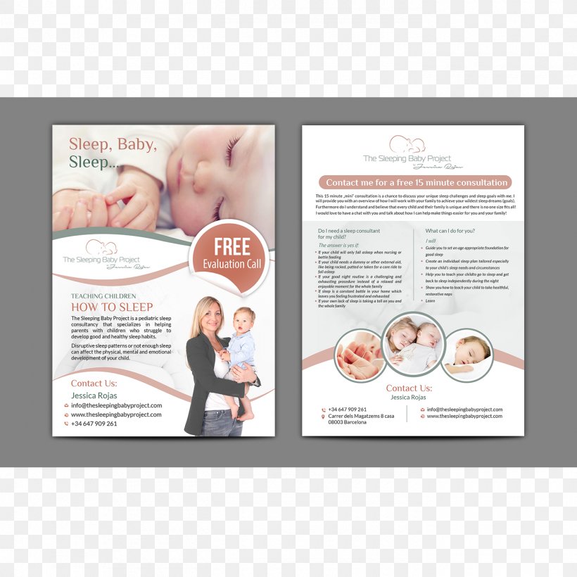 Baby Sleep: 8 Simple Steps To Have Your Baby Sleeping Through The Night Flyer Brochure, PNG, 1400x1400px, Flyer, Advertising, Amyotrophic Lateral Sclerosis, Brand, Brochure Download Free