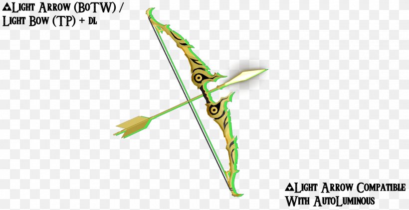 Bow And Arrow The Legend Of Zelda: Breath Of The Wild Ganon Leaf, PNG, 1980x1020px, 3d Modeling, Legend Of Zelda Breath Of The Wild, Ale, Bow And Arrow, Deviantart Download Free