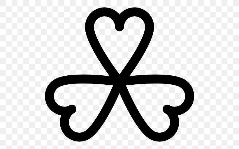 Clip Art, PNG, 512x512px, Clover Network, Black And White, Body Jewelry, Flora, Heart Download Free