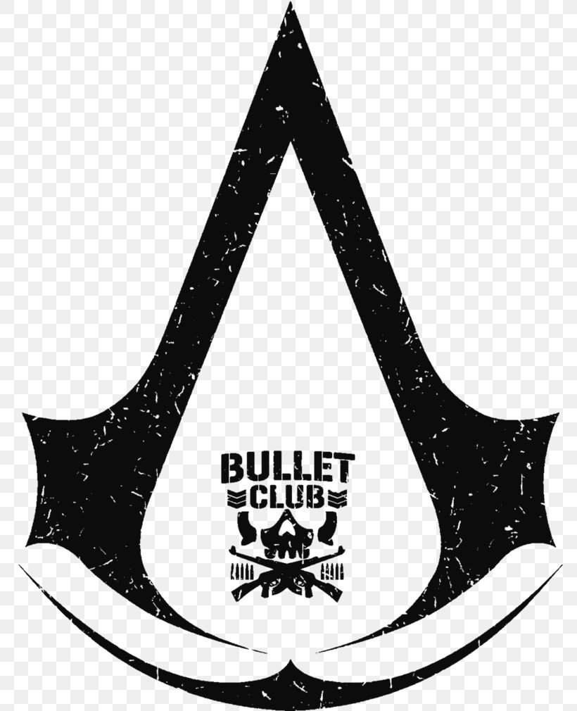 Bullet Club Logo The Young Bucks Person New Japan Pro-Wrestling, PNG, 791x1010px, Bullet Club, Black And White, Copyright, Kenny Omega, Logo Download Free