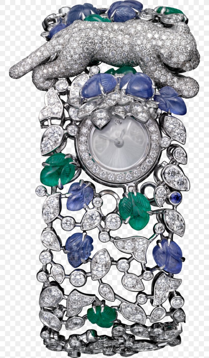 Cartier Jewellery Sapphire Watch Emerald, PNG, 750x1406px, Cartier, Body Jewelry, Bracelet, Brilliant, Carat Download Free