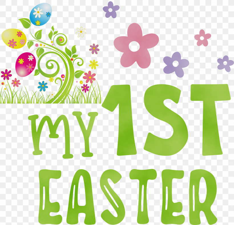Floral Design, PNG, 3000x2890px, Happy Easter Day, Floral Design, Green, Happiness, Logo Download Free