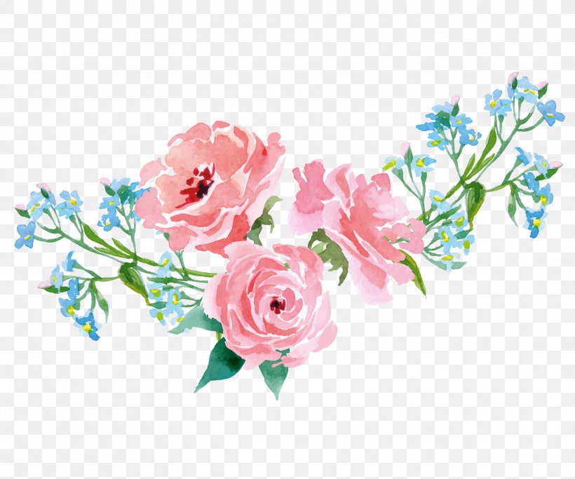 Garden Roses Pink Illustration, PNG, 3333x2778px, Garden Roses, Art, Color, Cut Flowers, Drawing Download Free