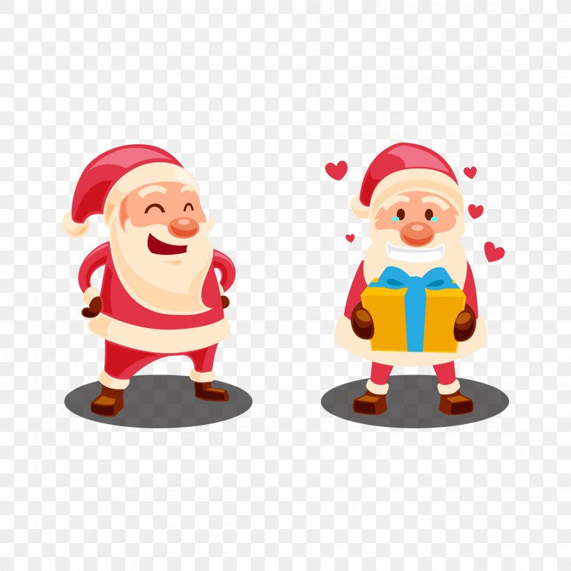 Santa Claus Christmas Clip Art, PNG, 2000x2000px, Santa Claus, Art, Christmas, Christmas Decoration, Christmas Gift Download Free