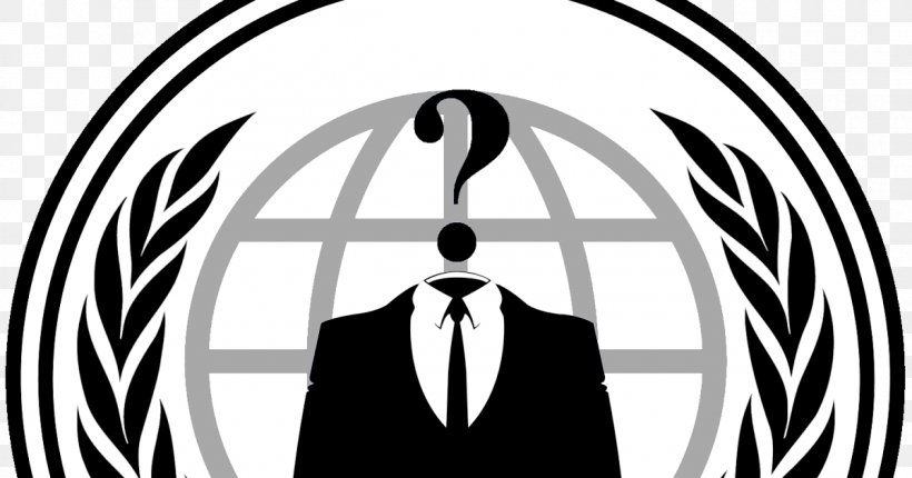 Anonymous Logo Security Hacker Tor, PNG, 1200x630px, Anonymous, Anonymity, Black, Black And White, Brand Download Free