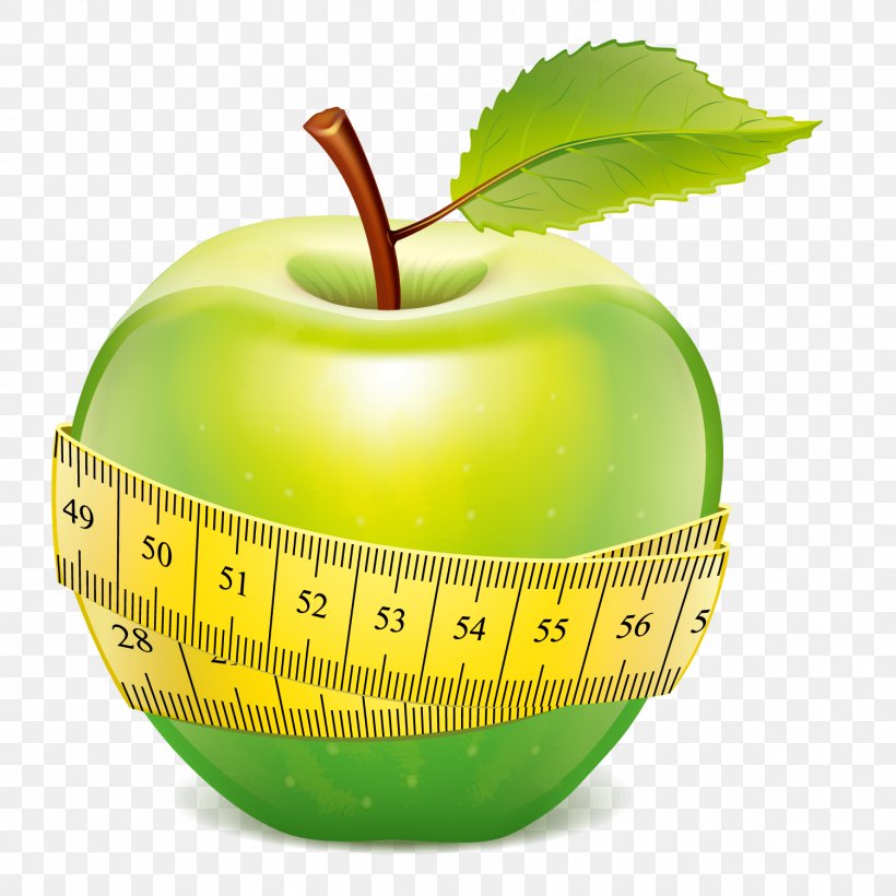 Apple Tape Measure Clip Art, PNG, 1500x1500px, Apple, Diet, Diet Food, Food, Fruit Download Free