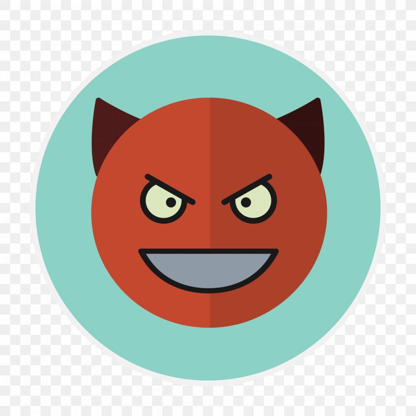 Devil Emoticon, PNG, 2000x2000px, Devil, Avatar, Cartoon, Emoticon, Evil Download Free