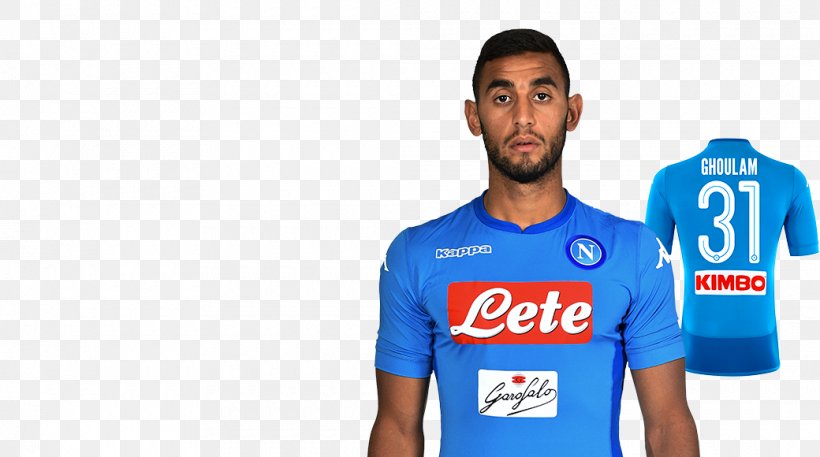 Faouzi Ghoulam S.S.C. Napoli 2017–18 Serie A Christian Maggio, PNG, 1040x580px, Faouzi Ghoulam, Allan, Arkadiusz Milik, Blue, Brand Download Free