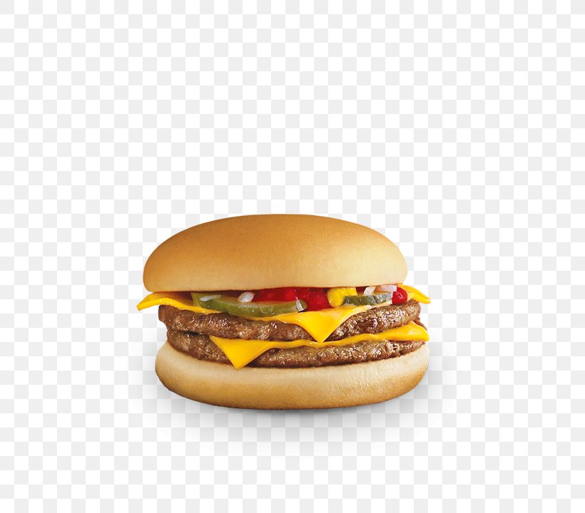 Hamburger Cheeseburger Fast Food McDonald's Quarter Pounder McDonald's Big Mac, PNG, 720x720px, Hamburger, Breakfast Sandwich, Calorie, Cheeseburger, Dish Download Free