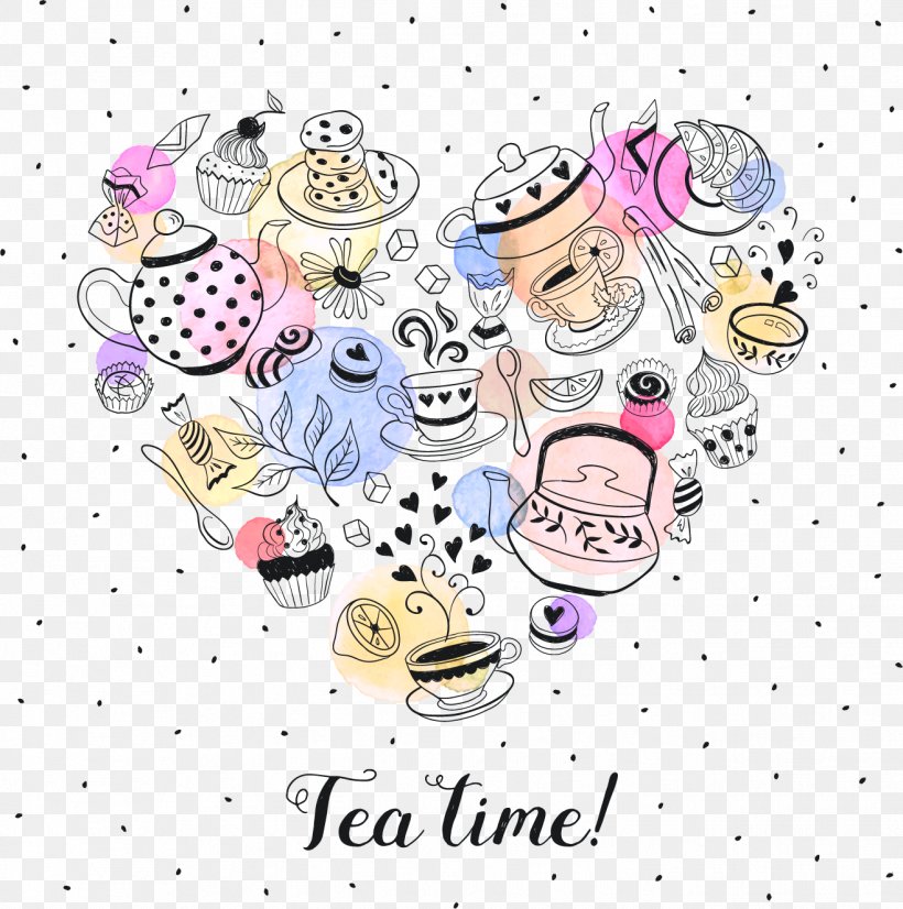 Tea Party Coffee Teapot Poster, PNG, 1317x1328px, Tea, Art, Cartoon, Coffee, Cup Download Free
