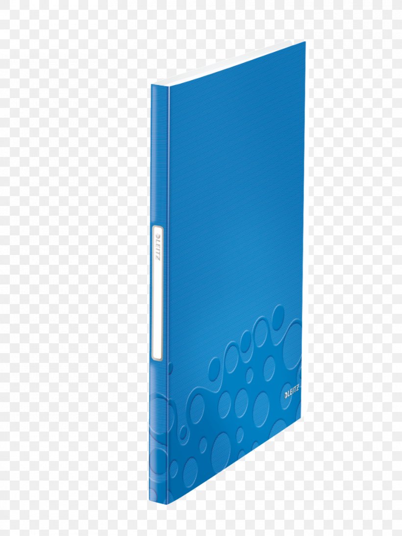 Blue Paper Esselte Leitz GmbH & Co KG Polypropylene, PNG, 960x1280px, Blue, Azure, Brand, Color, Electric Blue Download Free