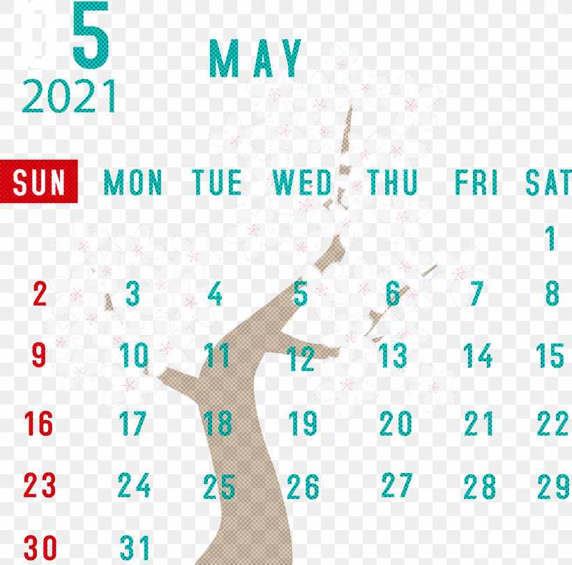 May 2021 Calendar May Calendar 2021 Calendar, PNG, 2999x2963px, 2021 Calendar, May Calendar, Diagram, Hm, Line Download Free