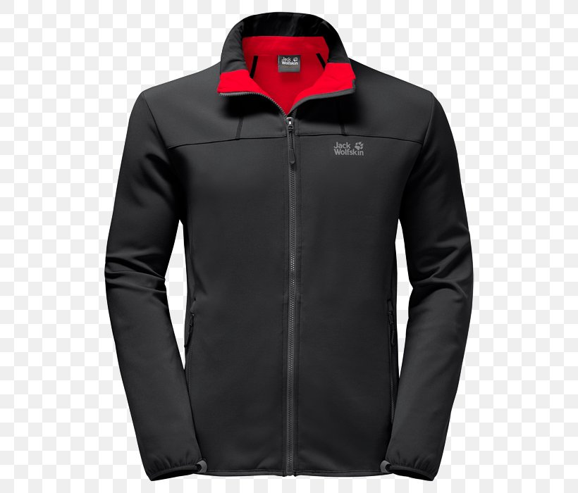 Hoodie Softshell T-shirt Jacket Jack Wolfskin, PNG, 700x700px, Hoodie, Black, Clothing, Coat, Hood Download Free