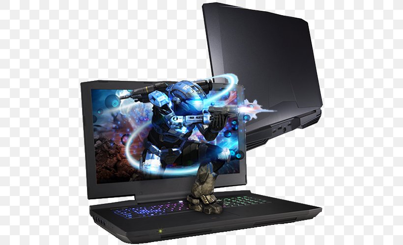 Laptop Gaming Computer Personal Computer Clevo, PNG, 500x500px, Laptop, Action Figure, Clevo, Computer, Computer Monitors Download Free