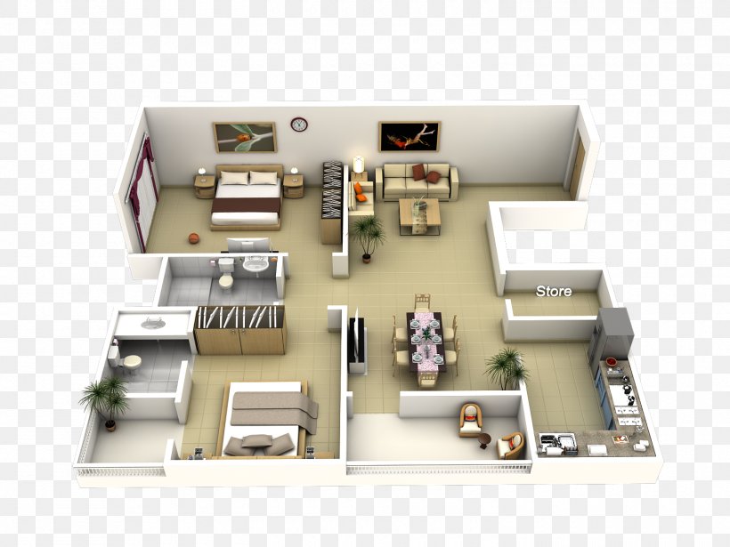 Apartment Bedroom Floor Plan, PNG, 1500x1125px, Apartment, Architecture, Bed, Bedroom, Electronic Component Download Free