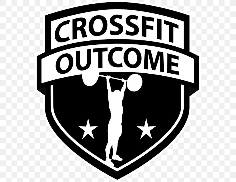 Logo CrossFit Outcome Brand Emblem, PNG, 577x635px, Logo, Area, Artwork, Black And White, Brand Download Free