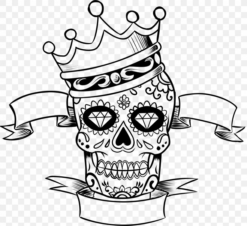 Coloring Book Crown Child Drawing Adult, PNG, 2260x2070px, Coloring Book, Adult, Artwork, Black And White, Bone Download Free