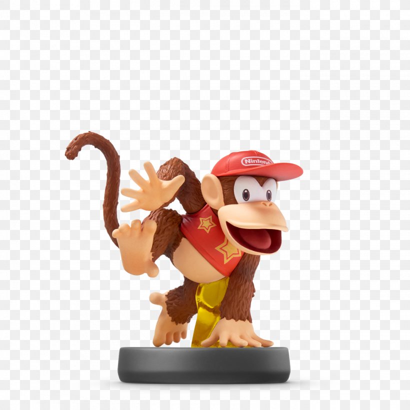 Super Smash Bros. For Nintendo 3DS And Wii U Donkey Kong Country, PNG, 1400x1400px, Donkey Kong Country, Amiibo, Animal Figure, Diddy Kong, Donkey Kong Download Free