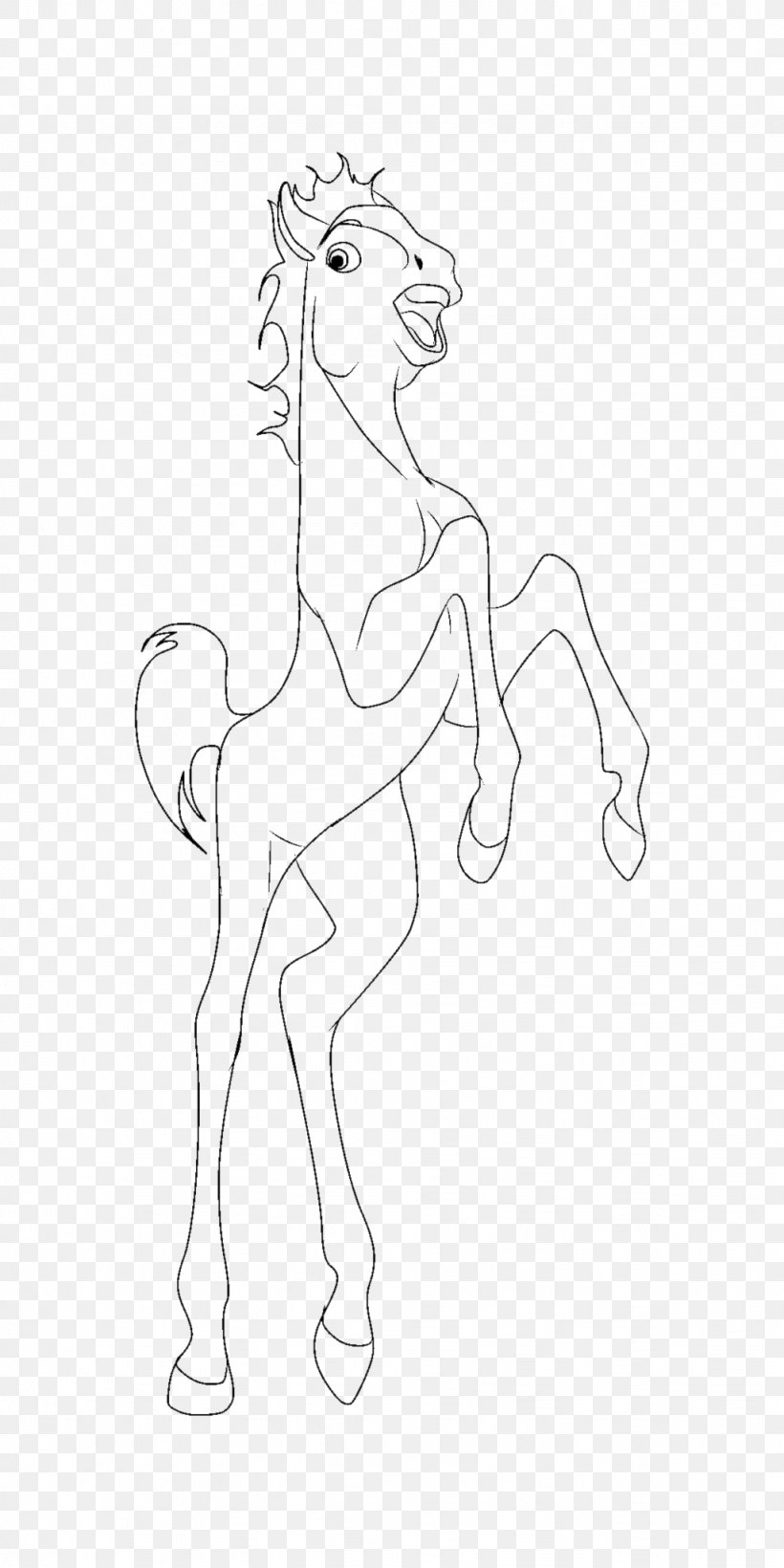 Mustang Drawing Line Art Sketch, PNG, 1024x2048px, Mustang, Arm, Art, Artwork, Black Download Free