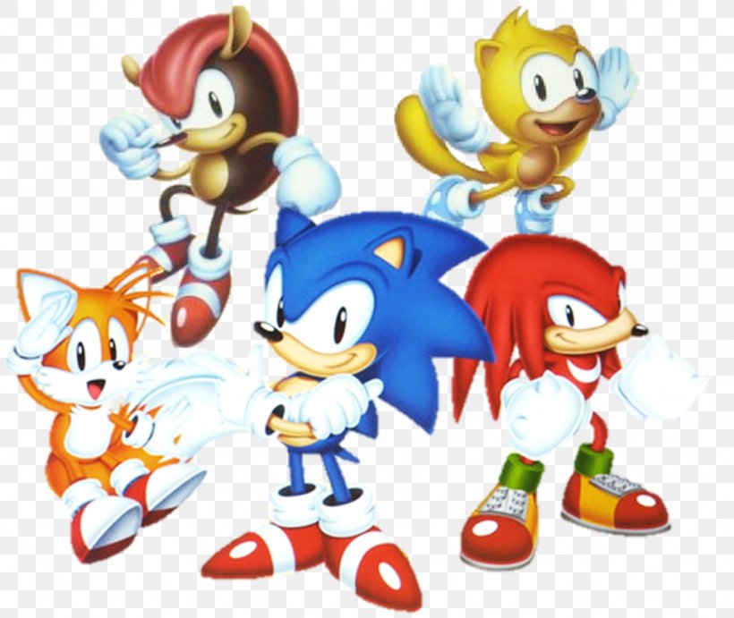 Sonic Mania Knuckles The Echidna Tails SegaSonic The Hedgehog Knuckles' Chaotix, PNG, 973x821px, Sonic Mania, Animal Figure, Art, Cartoon, Doctor Eggman Download Free
