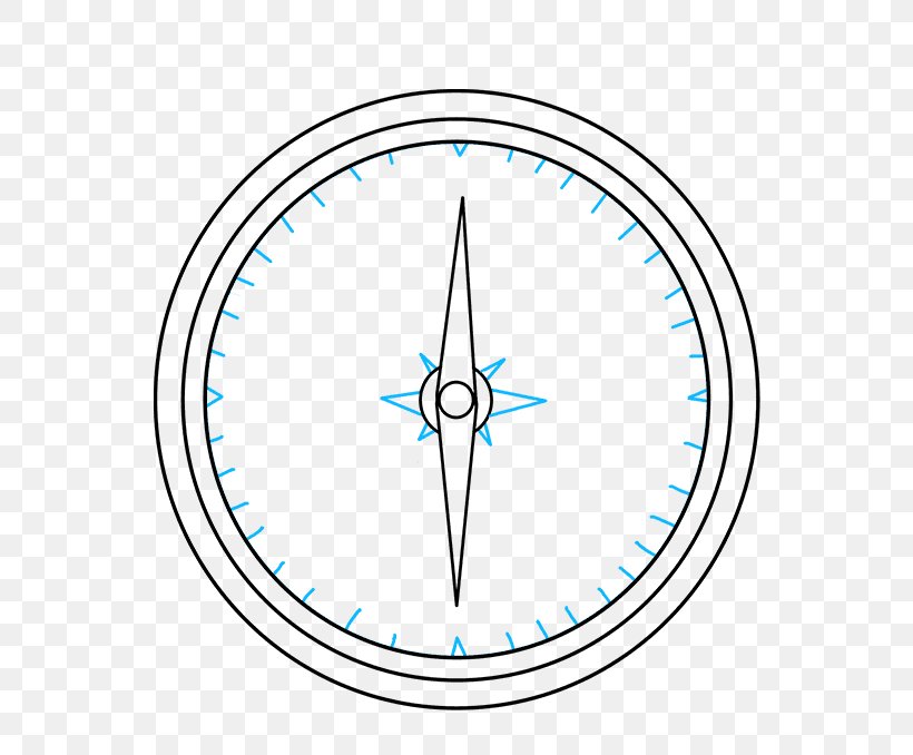 Compass Rose Drawing Diagram Clip Art, PNG, 680x678px, Compass, Aqua, Bearing, Clock, Compass Rose Download Free