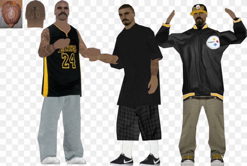 Grand Theft Auto: San Andreas Grand Theft Auto: Vice City Grand Theft Auto V San Andreas Multiplayer Mod, PNG, 870x585px, Grand Theft Auto San Andreas, Blog, Clothing, Costume, Gang Download Free