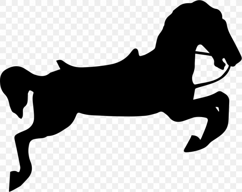 Pony Equestrian Stallion Mustang Silhouette, PNG, 981x778px, Pony, Black, Black And White, Bridle, Carnivoran Download Free