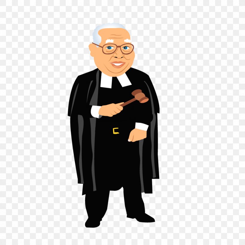 Dalveer Bhandari Lawyer Judge Court Clip Art, PNG, 1000x1000px, Lawyer, Academic Dress, Cartoon, Costume, Court Download Free