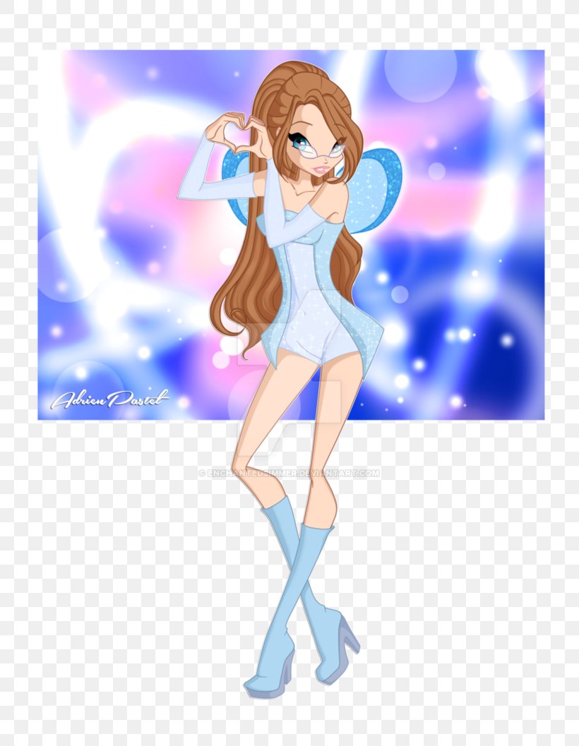 Fairy Cartoon Desktop Wallpaper Figurine, PNG, 755x1057px, Watercolor, Cartoon, Flower, Frame, Heart Download Free