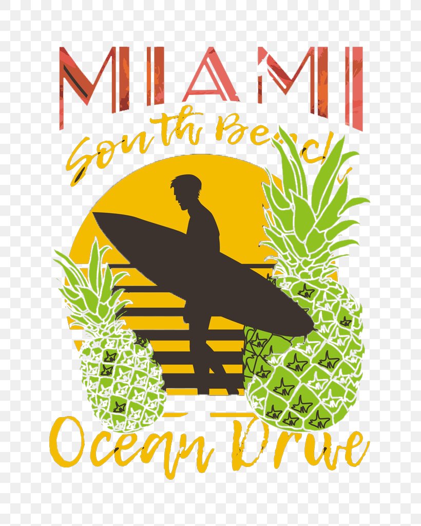 Miami South Beach Surfing Clip Art, PNG, 724x1024px, Miami South Beach, Area, Art, Beach, Brand Download Free