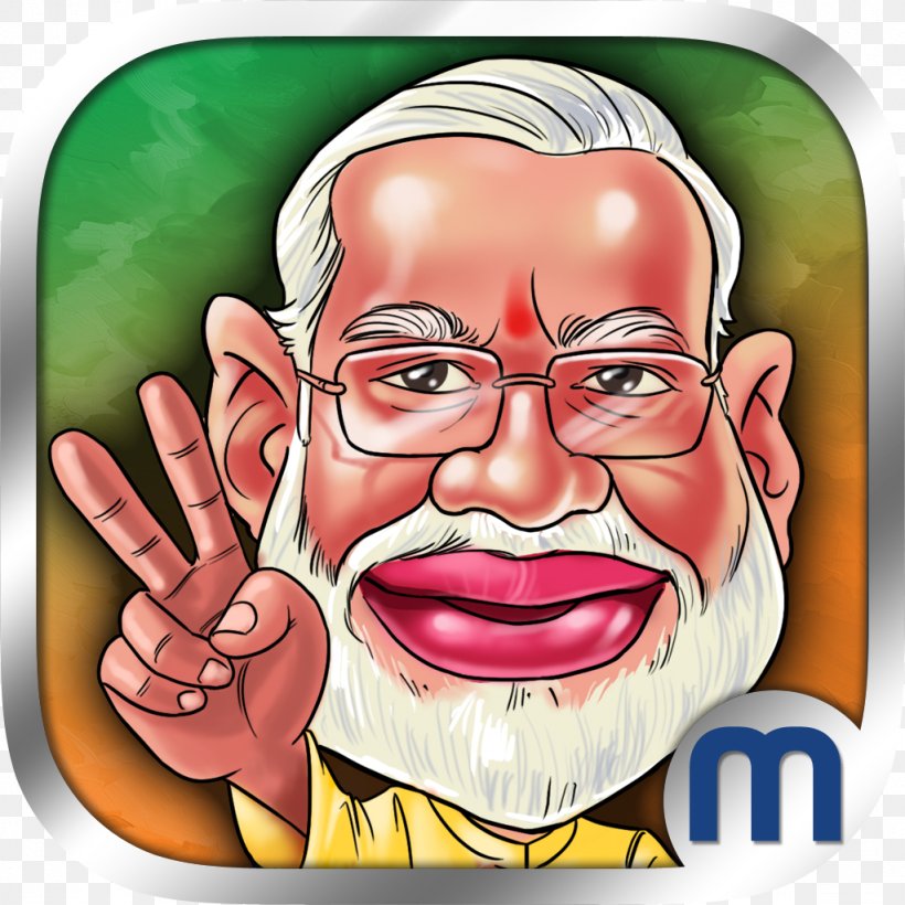 Modi Tsunamo Modi Game Indian General Election, 2014 Android, PNG, 1024x1024px, Indian General Election 2014, Android, Animation, Art, Beard Download Free