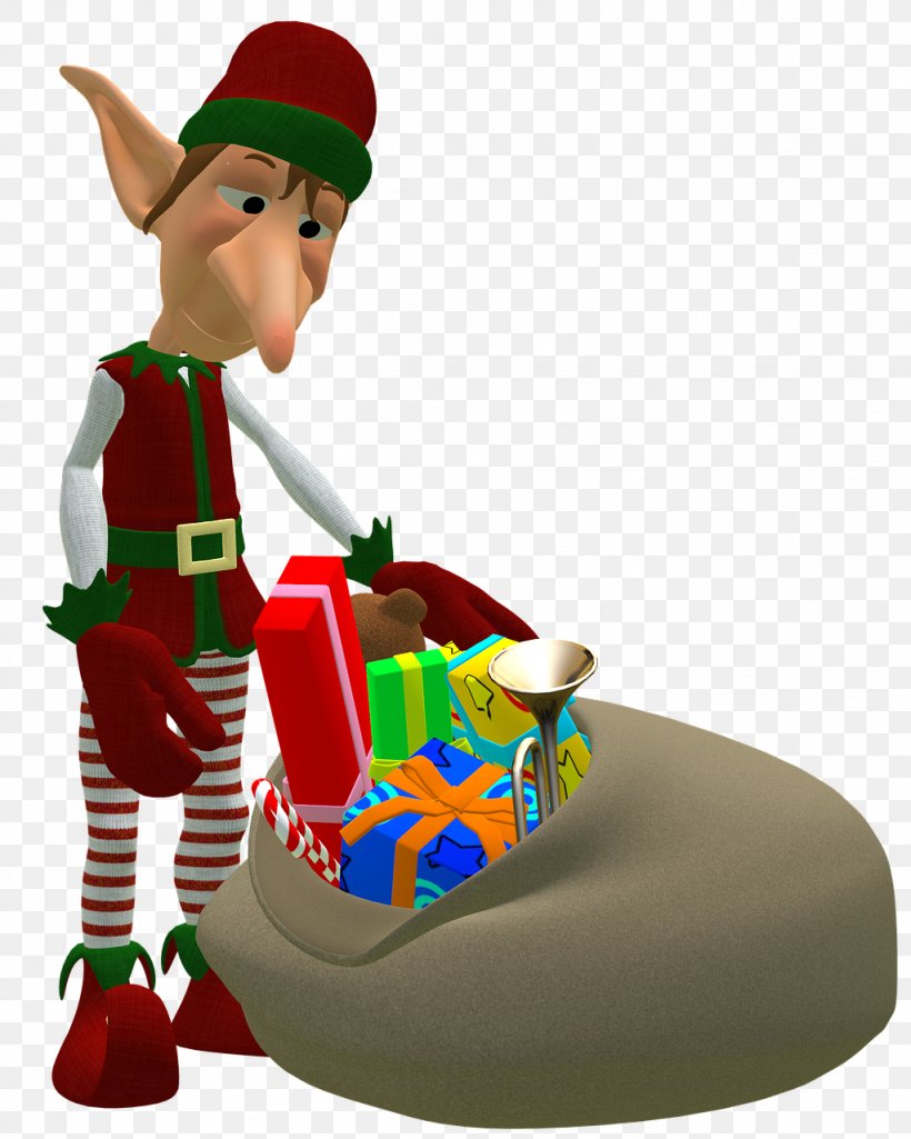 Christmas Elf Cartoon, PNG, 1024x1280px, Christmas Day, Bag, Christmas, Christmas Decoration, Christmas Elf Download Free