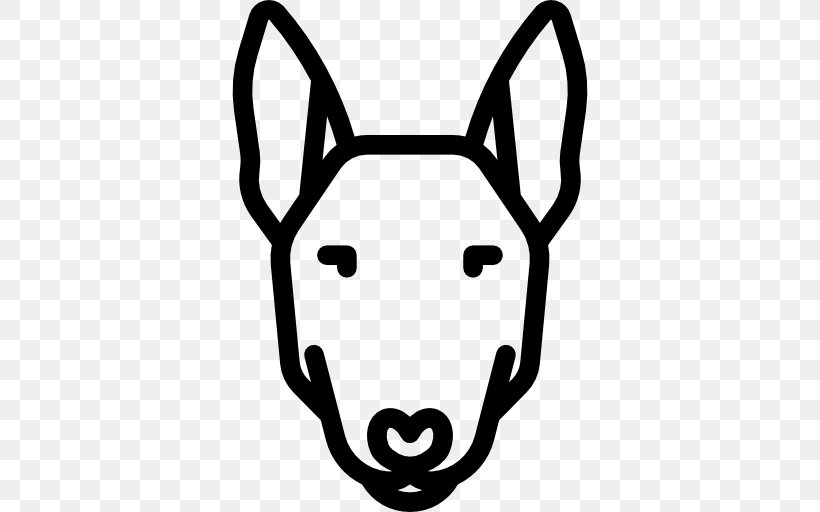 Bull Terrier Clip Art, PNG, 512x512px, Bull Terrier, Animal, Black, Black And White, Dog Like Mammal Download Free