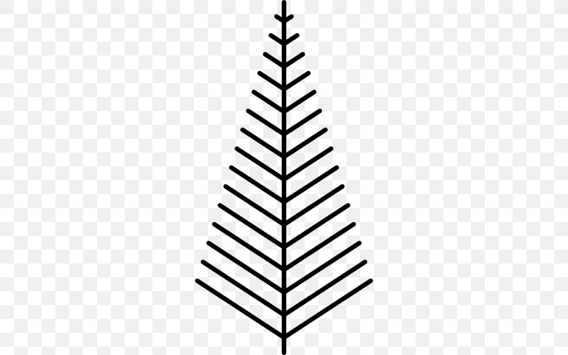 Christmas Tree Pine, PNG, 512x512px, Christmas Tree, Black And White, Branch, Christmas, Fir Download Free