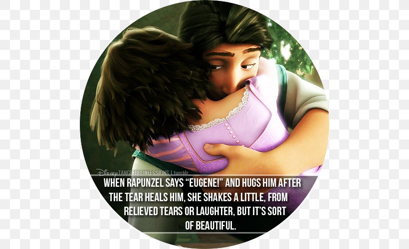Tangled Flynn Rider Rapunzel YouTube Hug, PNG, 500x500px, Tangled, Animated Film, Beauty And The Beast, Flynn Rider, Friendship Download Free