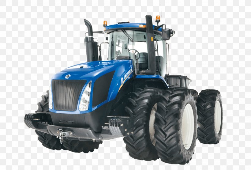 Tractor New Holland Agriculture Heavy Machinery, PNG, 1003x680px, Tractor, Agricultural Machinery, Agriculture, Automotive Tire, Crop Download Free