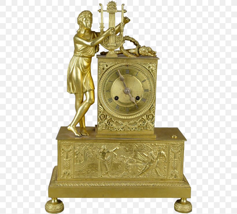 Clock God Sculpture, PNG, 510x741px, Clock, Antique, Bell, Brass, Bronze Download Free