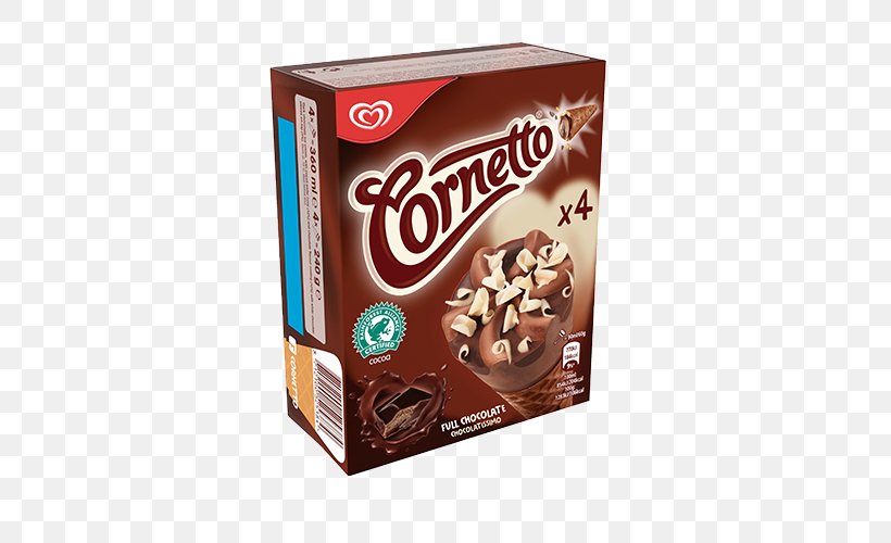 Ice Cream Cones Chocolate Cornetto, PNG, 500x500px, Ice Cream, Biscuit, Caramel, Chocolate, Chocolate Bar Download Free