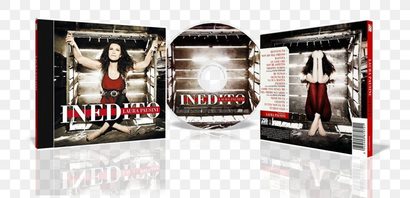 Inedito Compact Disc Spanish Language Advertising Brand, PNG, 740x397px, Compact Disc, Advertising, Artist, Brand, Laura Pausini Download Free
