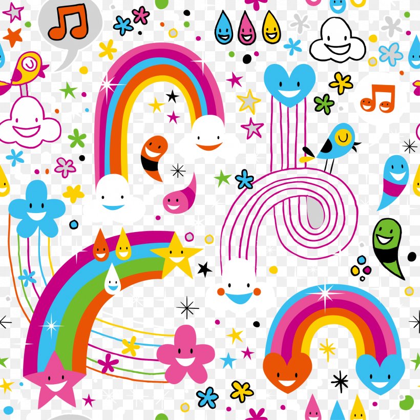 Light Rainbow Cloud Drop, PNG, 1654x1654px, Light, Arc, Area, Art, Child Art Download Free