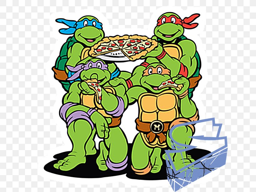 Pizza Teenage Mutant Ninja Turtles Mutants In Fiction Michelangelo, PNG, 640x614px, Pizza, Area, Artwork, Cartoon, Comics Download Free