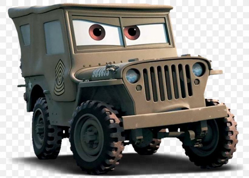 Car Sarge Willys MB Lightning McQueen Mater, PNG, 1024x733px, Car, Armored Car, Automotive Exterior, Automotive Tire, Automotive Wheel System Download Free