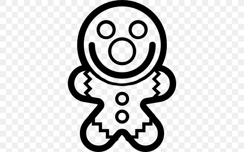 Gingerbread Man Christmas, PNG, 512x512px, Gingerbread Man, Biscuit, Biscuits, Black, Black And White Download Free