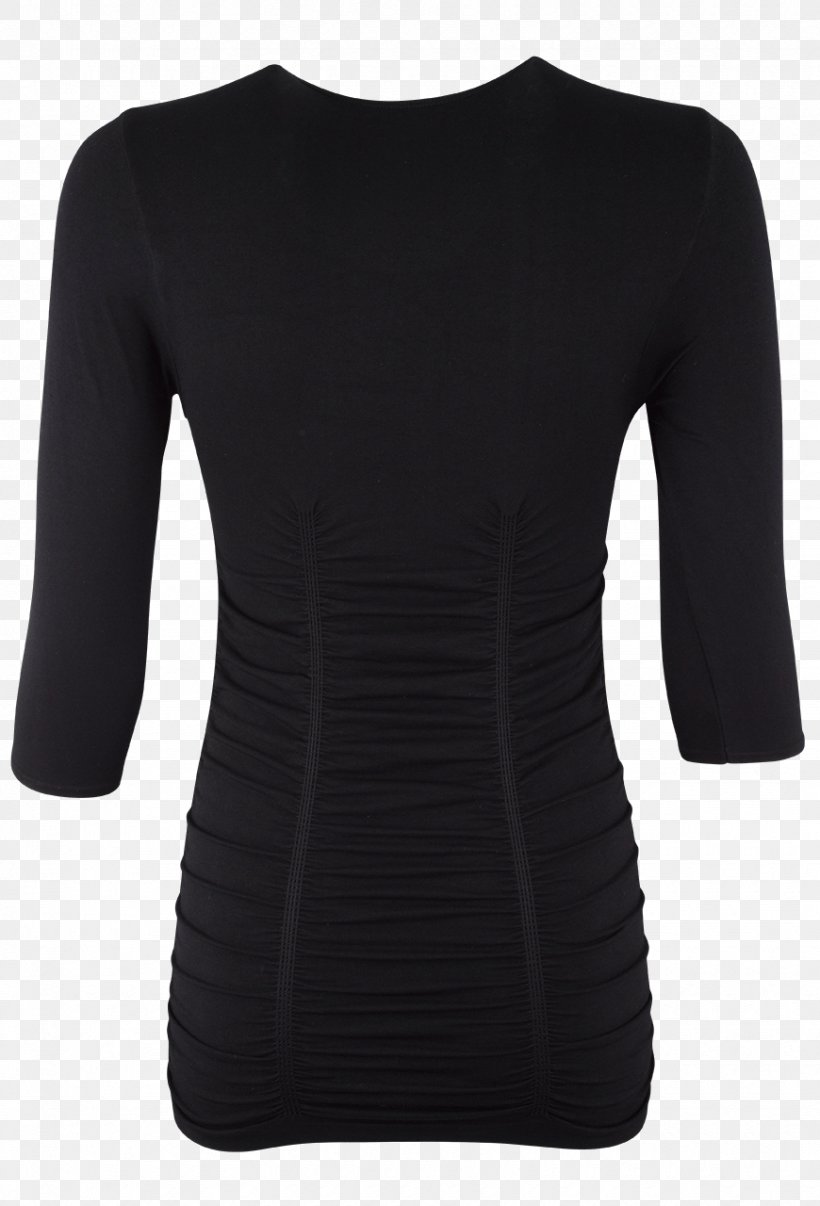 Long-sleeved T-shirt Little Black Dress Long-sleeved T-shirt Fashion, PNG, 870x1280px, Tshirt, Black, Bodysuit, Clothing, Designer Download Free