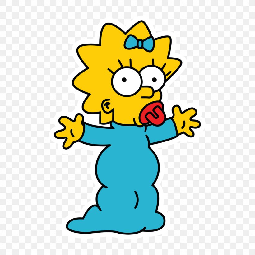 Maggie Simpson Lisa Simpson Marge Simpson Bart Simpson Homer Simpson, PNG, 1024x1024px, Maggie Simpson, Animal Figure, Area, Art, Artwork Download Free